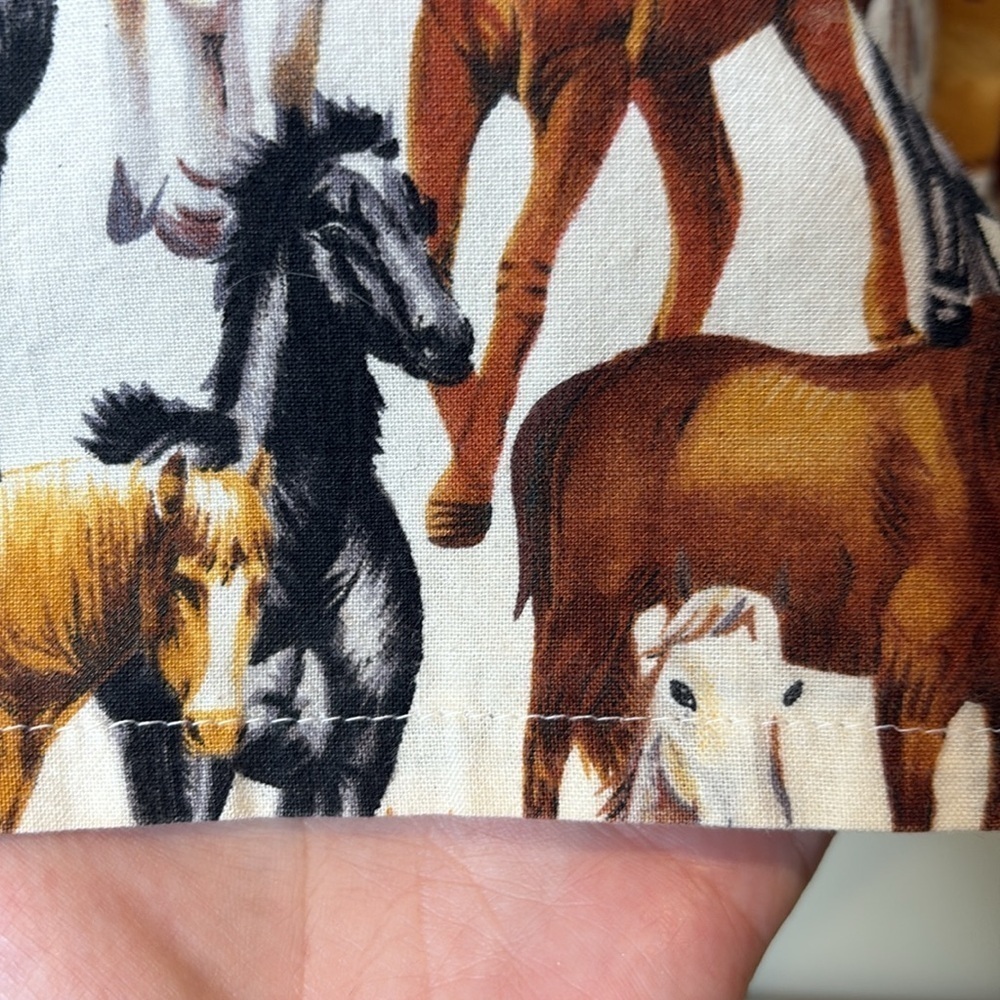 An Original by Babies ‘n Bows | Vintage Horse Equestrian Print Sleeveless Dress - Picture 9 of 17
